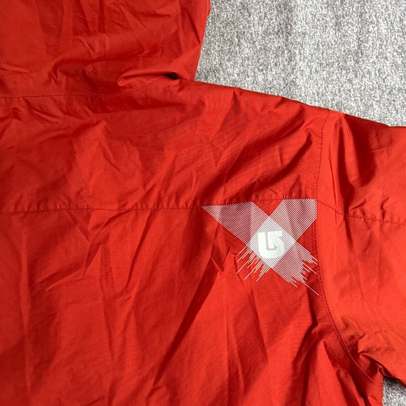 Burton Burnt Orange Dry Ride Ski Snowboard Zip Up Jacket Men’s XL - Picture 10 of 13